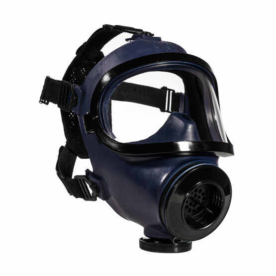 MIRA Safety MD-1 Kids Gas Mask in Medium has a panoramic, polycarbonate visor that won't disrupt vision